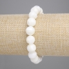 سوار من عرق اللؤلؤ كرة ملساء، قطر 10mm+-، طول 18cm+- مطاطي