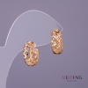 أقراط Xuping، القطر 6mm، الطول 15mm طلاء ذهبي 18K