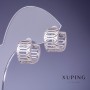 أقراط Xuping 14×9 مم مطلية بالروديوم