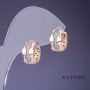أقراط Xuping 13x8mm "مطلية بالذهب 18K"