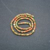 خيط حجر طبيعي هليوتروب يوناكيت روندل مُوجّه 4x2,5mm، طول 39cm +
